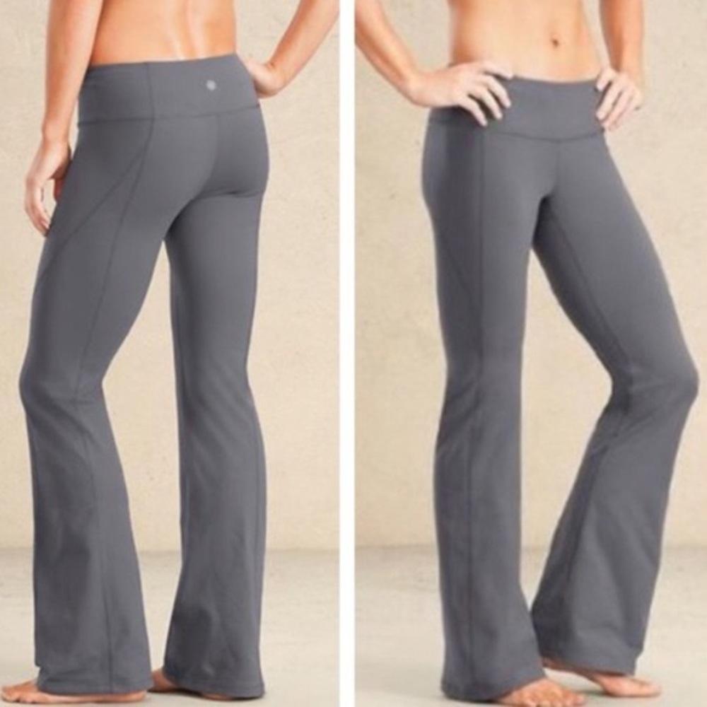 Grey groove pant